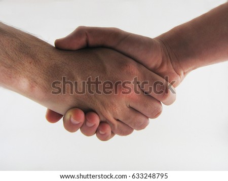 Handshake isolated.