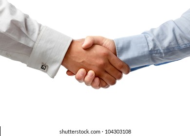 Handshake Isolated On White Background