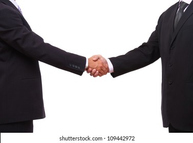 Handshake Isolated On White Background