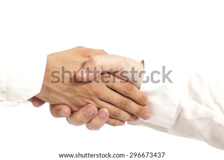 Similar – hands intertwined wedding couple on wedding day