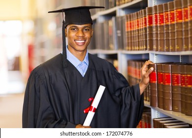 Handsome African University Law School Graduate