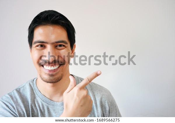 Handsome Attractive Asian Male Model Smile Stock Photo 1689566275 ...