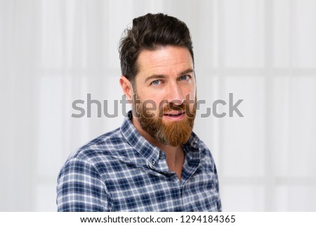 Similar – Portrait of a casual guy