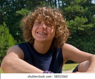 Long Hair Boy Images Stock Photos Vectors Shutterstock