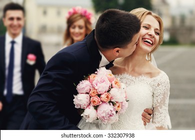 Bride groom laugh Images, Stock Photos & Vectors | Shutterstock