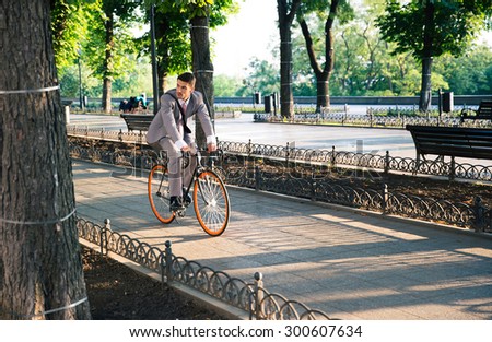 Similar – tree and bicycle Summer