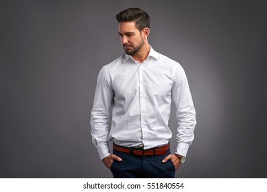 1,365,356 White shirt man Images, Stock Photos & Vectors | Shutterstock