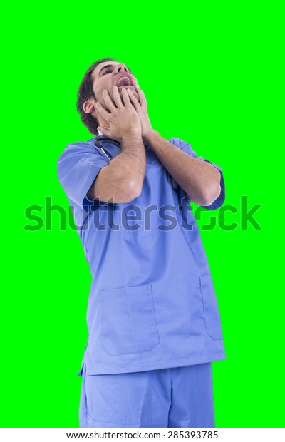 Handsome Doctor Male Nurse Working Stock Photo 285393785 | Shutterstock