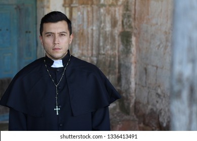 Handsome Ethnic Classic Catholic Priest