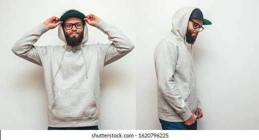 guy wearing a hoodie