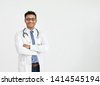 indian doctor isolated