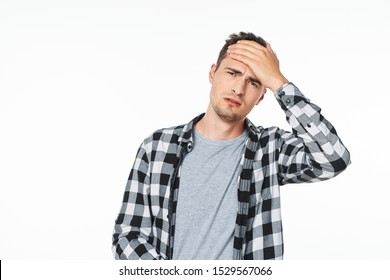 Man Down Head His Holds Images, Stock Photos & Vectors | Shutterstock