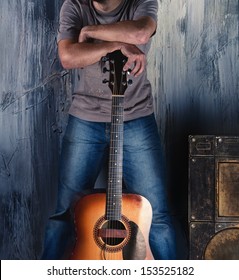 Handsome Man With Guitar