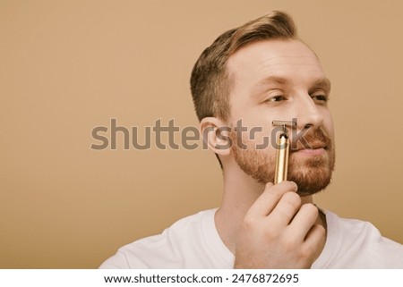 Similar – Image, Stock Photo Roller with teeth in an industrial area