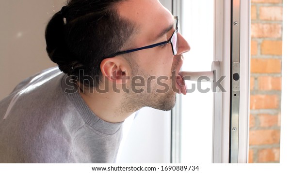 Girls Licking Doorknobs