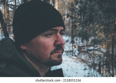 handsome man outside in winter - Powered by Shutterstock