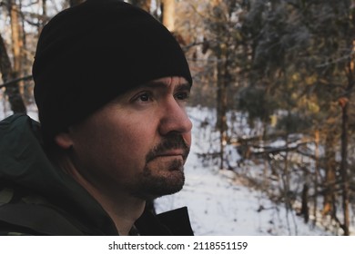 handsome man outside in winter - Powered by Shutterstock