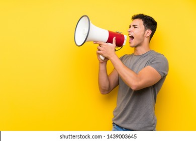 35,032 Man With Megaphone Stock Photos, Images & Photography 