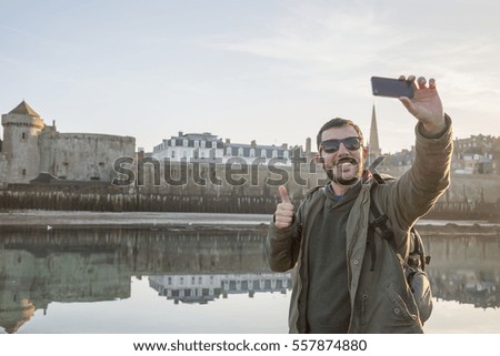 Similar – Image, Stock Photo Saint-Malo in Brittany