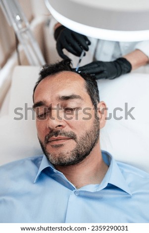 Similar – Image, Stock Photo Rich Doctor Man with Usd money. Handsome Medical Health Care Worker In White Coat with salary, payment. Jackpot, win