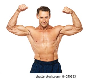 Muscle Arm Pose Stock Photos Images Photography Shutterstock