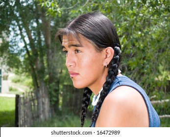 Handsome Native American Teenage Boy