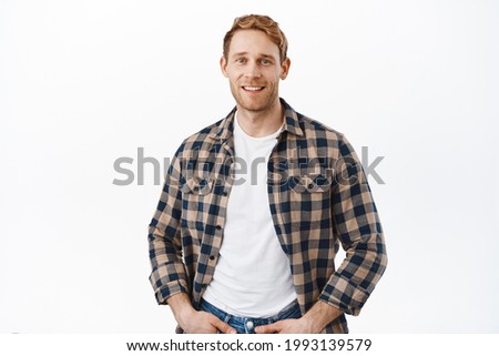 Similar – Portrait of a casual guy