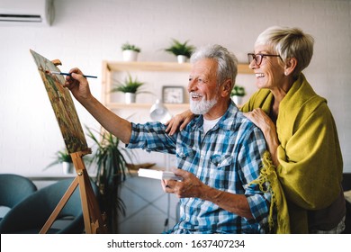 Handsome senior man and attractive old woman are enjoying spending time together - Powered by Shutterstock