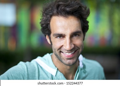 Handsome Spanish, Italian Man