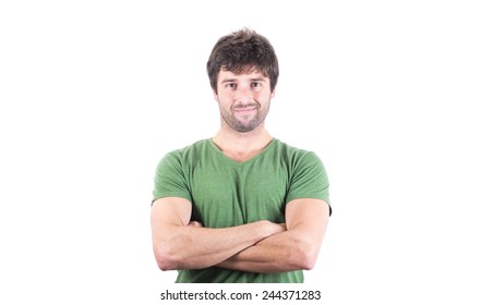 Handsome Young Boy Arms Crossed Stock Photo 244371283 | Shutterstock