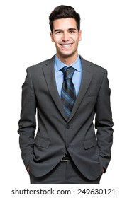 Handsome Young Businessman Portrait