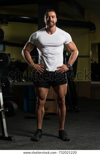 Gym Bodybuilding T-shirt for Bodybuilding Fitness Flex White Shirt
