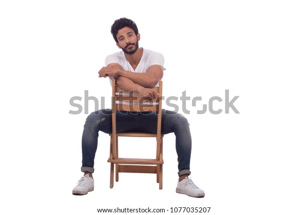 Handsome Young Man Wearing Casual Outfit Stock Photo Edit