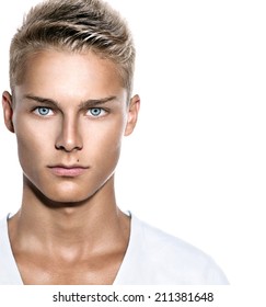 Imagenes Fotos De Stock Y Vectores Sobre Blond Hairstyle For Man