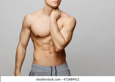 Handsome Young Man's Torso