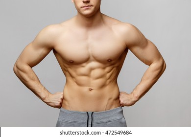 Handsome Young Man's Torso