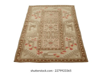 hand-woven, decorative wool Turkish carpet - Shutterstock ID 2279923365