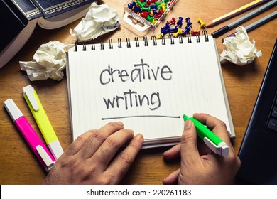 creative writing stock images