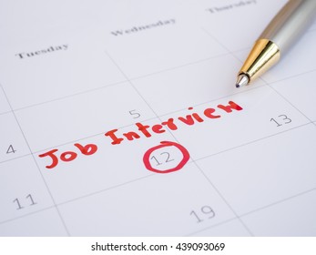 Job Interview Diary Entry Stock Photo (Edit Now) 62799328