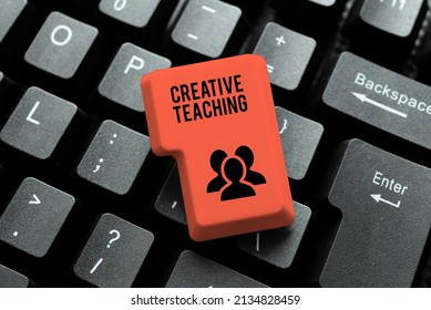 Handwriting text Creative Teaching. Internet Concept the act of coaching in novel way that promotes growth Abstract Creating Safe Internet Experience, Preventing Digital Virus Spread - Shutterstock ID 2134828459