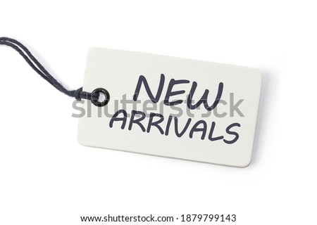 Handwriting text writing New Arrivals. Concept meaning the introduction of something new such as a product or service 