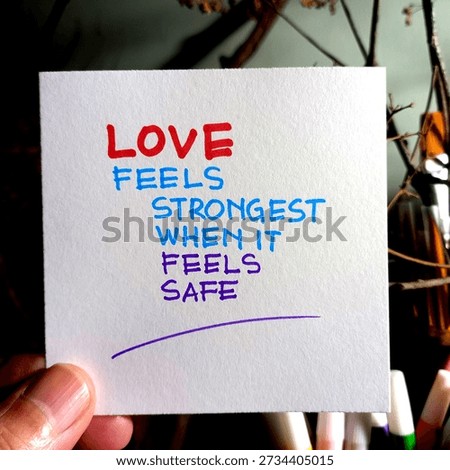 Handwritten wedding love quote expressing commitment, unity, and lifelong promise.