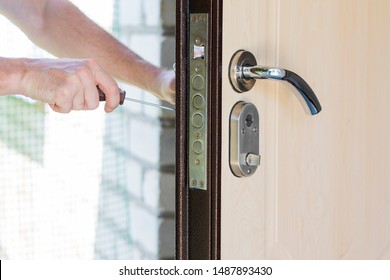 Metal Door Repair Stock Photos Images Photography Shutterstock