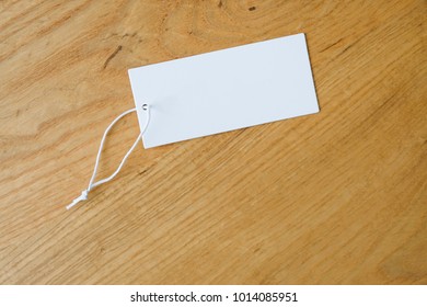 Hang Tag Price Tag White