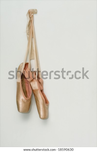 hanging ballet shoes