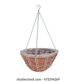 Hanging Basket Plant Isolated