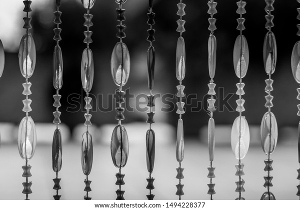Hanging Beaded Curtain String Door Windows Stock Photo Edit Now