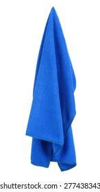 Hanging Blue And Clean Towel