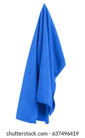 Hanging Blue And Clean Towel