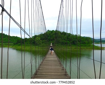 hanging bridge Kaeng Krachan